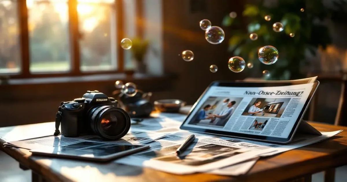 Bericht in den Norddeutschen Neuesten Nachrichten